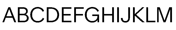 Crystal Light Font UPPERCASE