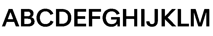 Crystal Medium Font UPPERCASE