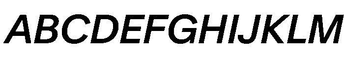 Crystal MediumItalic 966c241f Font UPPERCASE