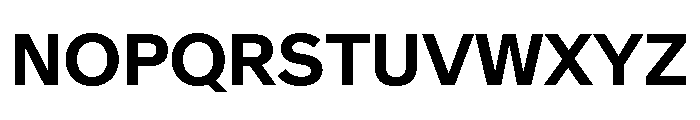 Crystal SemiBold Font UPPERCASE