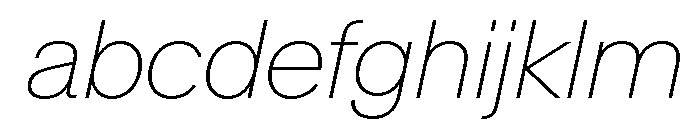 Crystal ThinItalic 04382a03 FONT
