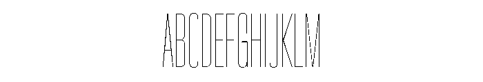 Crystal UCnHairline Adcc38d5 Font UPPERCASE