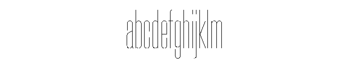 Crystal UCnHairline FONT