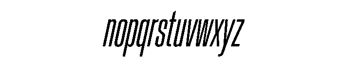 Crystal UCnLtIt Font LOWERCASE