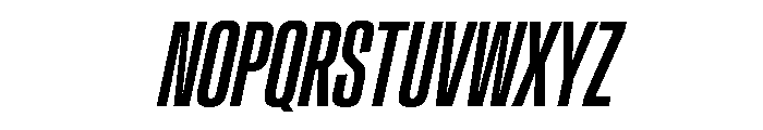 Crystal UCnMdiumIt Font UPPERCASE