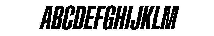 Crystal UCnSmBdIt Font UPPERCASE