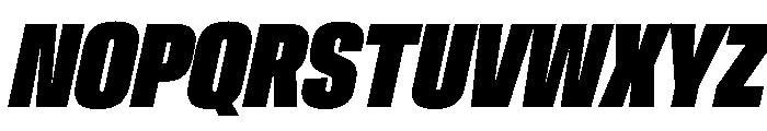 Crystal UCnXBlkIt Font UPPERCASE