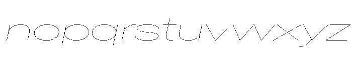 Crystal UExHairlineIt 2a405ff9 Font LOWERCASE