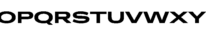 Crystal UltExpBold Font UPPERCASE
