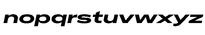 Crystal UltExpBoldIta 181da094 Font LOWERCASE