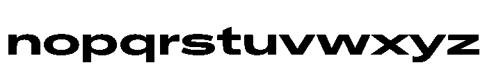 Crystal UltExpBold Font LOWERCASE