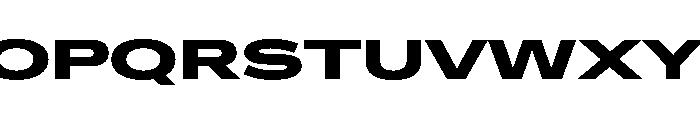Crystal UltExpExtBd Font UPPERCASE