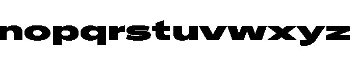 Crystal UltExpExtBlk Font LOWERCASE