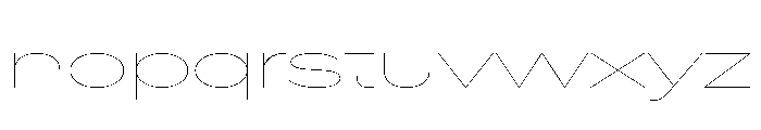 Crystal UltExpHairline 50e380c1 Font LOWERCASE