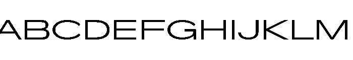Crystal UltExpLight 63274a98 Font UPPERCASE