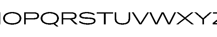 Crystal UltExpLight Font UPPERCASE