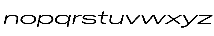 Crystal UltExpLightIta Font LOWERCASE