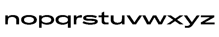 Crystal UltExpMed Font LOWERCASE