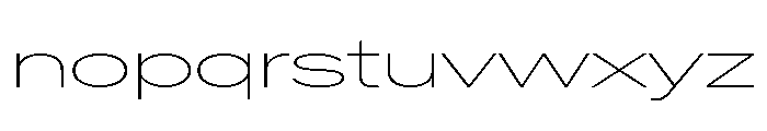 Crystal UltExpThin 604bdfd7 Font LOWERCASE