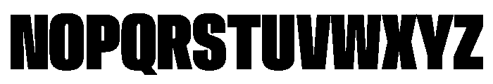 Crystal UltraCondBlack Font UPPERCASE