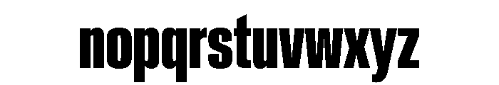 Crystal UltraCondBold 84b64bf4 Font LOWERCASE
