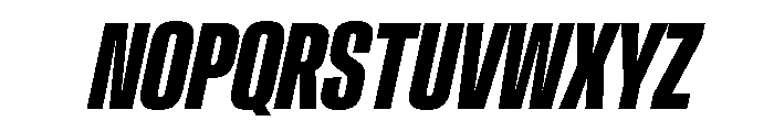 Crystal UltraCondBoldIta 489b5175 Font UPPERCASE
