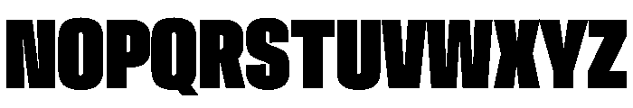 Crystal UltraCondExtBlk Font UPPERCASE