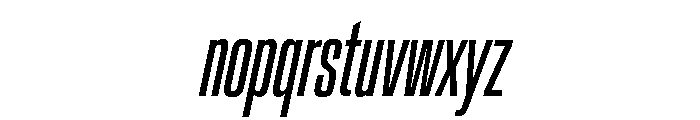 Crystal UltraCondIta C4229099 Font LOWERCASE