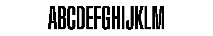 Crystal UltraCondMedium Font UPPERCASE