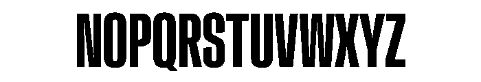 Crystal UltraCondSemBd Font UPPERCASE