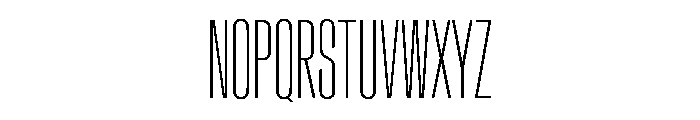 Crystal UltraCondThin 09405aa3 Font UPPERCASE