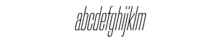 Crystal UltraCondThinIta FONT