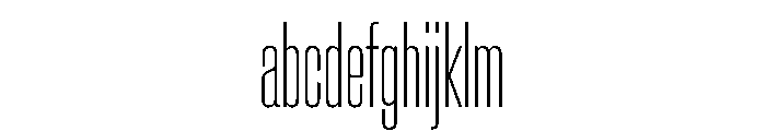 Crystal UltraCondThin FONT