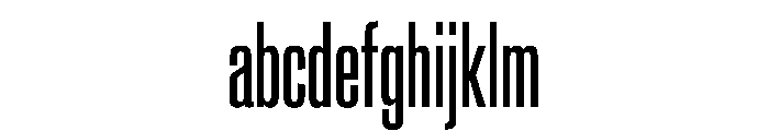 Crystal UltraCondensed FONT