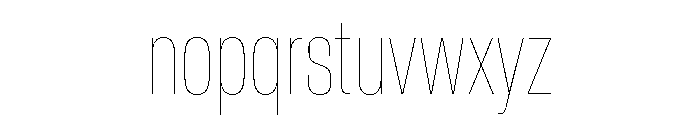 Crystal XCnHairline 840ff2c7 Font LOWERCASE