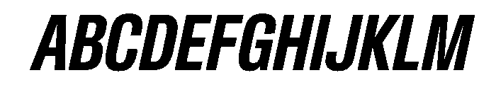 Crystal XCnSmBdIt Font UPPERCASE