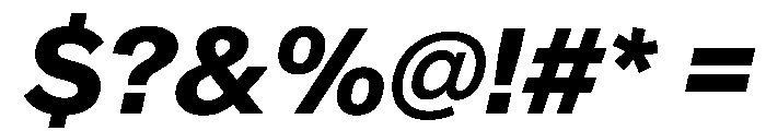 CrystalVAR BoldItalic Instance Font OTHER CHARS
