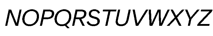 CrystalVAR BookItalic Instance Font UPPERCASE