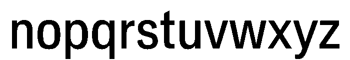 CrystalVAR Condensed Instance Font LOWERCASE