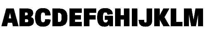 CrystalVAR CondensedBlack Instance 4436d734 Font UPPERCASE