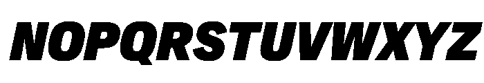 CrystalVAR CondensedExtraBlackItalic Instance D5f8f72c Font UPPERCASE