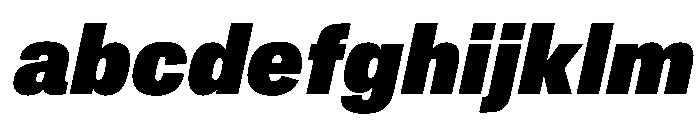 CrystalVAR CondensedExtraBlackItalic Instance FONT