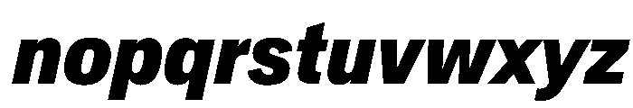 CrystalVAR CondensedExtraBoldItalic Instance E5fe36f4 Font LOWERCASE