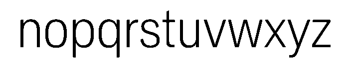 CrystalVAR CondensedExtraLight Instance Ef988a5d Font LOWERCASE