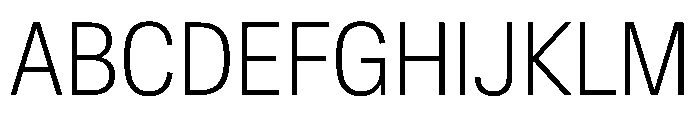 CrystalVAR CondensedExtraLight Instance Font UPPERCASE