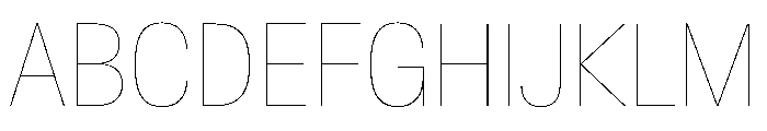 CrystalVAR CondensedHairline Instance 8a9128f1 Font UPPERCASE