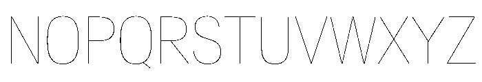 CrystalVAR CondensedHairline Instance 8a9128f1 Font UPPERCASE