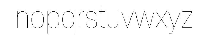 CrystalVAR CondensedHairline Instance 8a9128f1 Font LOWERCASE
