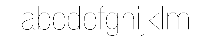 CrystalVAR CondensedHairline Instance FONT