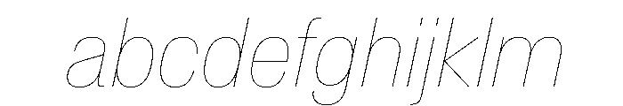 CrystalVAR CondensedHairlineItalic Instance 1da77c8d FONT